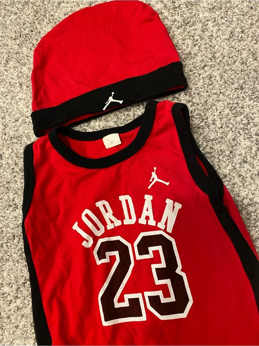 Jordan Onesie with matching hat